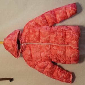 Pink Platinum Puffer Coat
